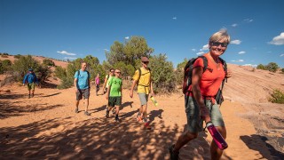 Hiking Family