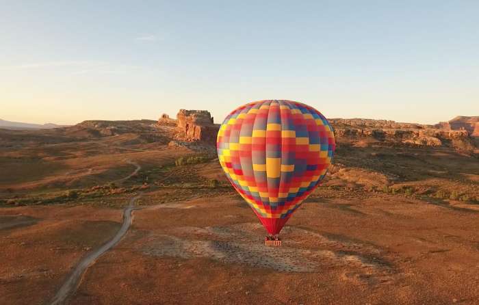 Hot Air Balloon Rides Drone 1